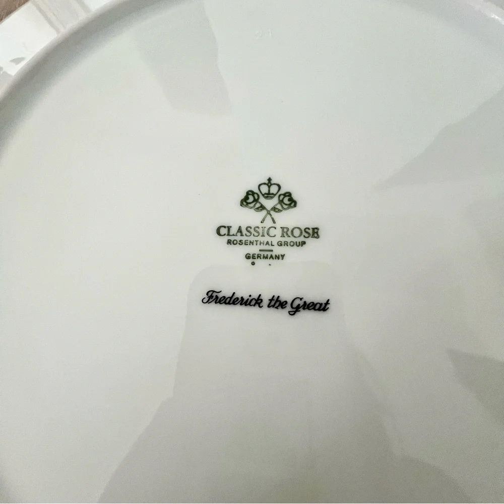 Vtg 52 Pcs 80s Rosenthal Frederick The‎ Great Porcelain Dinnerware Dinner Set